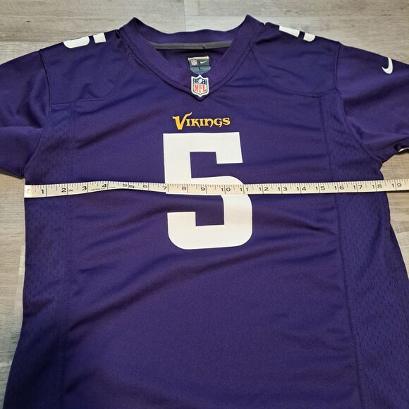Minnesota Vikings Teddy Bridgewater NIKE ON FIELD Jersey Youth Boys Large 14-16 - Picture 7 of 9